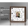 image:imageAmericanflat 14x14 Picture Frame  Matted to 5x7  Driftwood  Engineered Wood construction Shatterresistant glass hangs vertical or horizontal sawtooth hangers includedWalnut