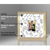 image:imageAmericanflat 14x14 Picture Frame  Matted to 5x7  Driftwood  Engineered Wood construction Shatterresistant glass hangs vertical or horizontal sawtooth hangers includedGold