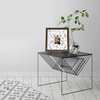 image:imageAmericanflat 14x14 Picture Frame  Matted to 5x7  Driftwood  Engineered Wood construction Shatterresistant glass hangs vertical or horizontal sawtooth hangers includedWalnut