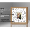 image:imageAmericanflat 14x14 Picture Frame  Matted to 5x7  Driftwood  Engineered Wood construction Shatterresistant glass hangs vertical or horizontal sawtooth hangers includedDark Oak
