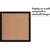 image:imageAmericanflat 14x14 Picture Frame  Matted to 5x7  Driftwood  Engineered Wood construction Shatterresistant glass hangs vertical or horizontal sawtooth hangers includedBlack