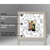 image:imageAmericanflat 14x14 Picture Frame  Matted to 5x7  Driftwood  Engineered Wood construction Shatterresistant glass hangs vertical or horizontal sawtooth hangers includedDriftwood