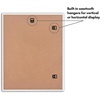 image:imageAmericanflat 20x28 Picture Frame 3Pack  Black  Slidein front cover swaps photos and posters easily sawtooth hangers included fits photos posters prints and artWhite