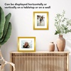 image:imageAmericanflat 20x28 Picture Frame 3Pack  Black  Slidein front cover swaps photos and posters easily sawtooth hangers included fits photos posters prints and artGold