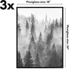 image:imageAmericanflat 20x28 Picture Frame 3Pack  Black  Slidein front cover swaps photos and posters easily sawtooth hangers included fits photos posters prints and artBlack