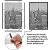 image:imageAmericanflat 20x28 Picture Frame 3Pack  Black  Slidein front cover swaps photos and posters easily sawtooth hangers included fits photos posters prints and artBlack