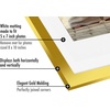 image:imageAmericanflat 20x28 Picture Frame 3Pack  Black  Slidein front cover swaps photos and posters easily sawtooth hangers included fits photos posters prints and artGold