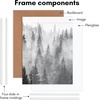 image:imageAmericanflat 20x28 Picture Frame 3Pack  Black  Slidein front cover swaps photos and posters easily sawtooth hangers included fits photos posters prints and artWhite