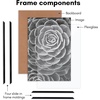 image:imageAmericanflat 20x28 Picture Frame 3Pack  Black  Slidein front cover swaps photos and posters easily sawtooth hangers included fits photos posters prints and artBlack