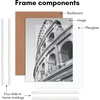 image:imageAmericanflat 20x28 Picture Frame 3Pack  Black  Slidein front cover swaps photos and posters easily sawtooth hangers included fits photos posters prints and artWhite