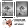 image:imageAmericanflat 20x28 Picture Frame 3Pack  Black  Slidein front cover swaps photos and posters easily sawtooth hangers included fits photos posters prints and artBlack