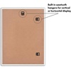 image:imageAmericanflat 20x28 Picture Frame 3Pack  Black  Slidein front cover swaps photos and posters easily sawtooth hangers included fits photos posters prints and artWhite