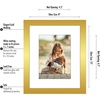 image:imageAmericanflat 20x28 Picture Frame 3Pack  Black  Slidein front cover swaps photos and posters easily sawtooth hangers included fits photos posters prints and artGold