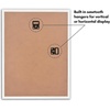 image:imageAmericanflat 20x28 Picture Frame 3Pack  Black  Slidein front cover swaps photos and posters easily sawtooth hangers included fits photos posters prints and artWhite