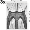 image:imageAmericanflat 20x28 Picture Frame 3Pack  Black  Slidein front cover swaps photos and posters easily sawtooth hangers included fits photos posters prints and artWhite