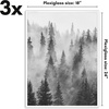 image:imageAmericanflat 20x28 Picture Frame 3Pack  Black  Slidein front cover swaps photos and posters easily sawtooth hangers included fits photos posters prints and artWhite