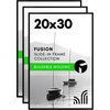 image:imageAmericanflat 20x28 Picture Frame 3Pack  Black  Slidein front cover swaps photos and posters easily sawtooth hangers included fits photos posters prints and artBlack