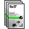 image:imageAmericanflat 20x28 Picture Frame 3Pack  Black  Slidein front cover swaps photos and posters easily sawtooth hangers included fits photos posters prints and artBlack