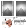 image:imageAmericanflat 20x28 Picture Frame 3Pack  Black  Slidein front cover swaps photos and posters easily sawtooth hangers included fits photos posters prints and artBlack