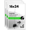 image:imageAmericanflat 20x28 Picture Frame 3Pack  Black  Slidein front cover swaps photos and posters easily sawtooth hangers included fits photos posters prints and artWhite