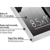 image:imageAmericanflat 20x28 Picture Frame 3Pack  Black  Slidein front cover swaps photos and posters easily sawtooth hangers included fits photos posters prints and artSilver