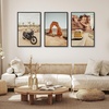 image:imageAmericanflat 20x28 Picture Frame 3Pack  Black  Slidein front cover swaps photos and posters easily sawtooth hangers included fits photos posters prints and artBlack