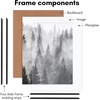 image:imageAmericanflat 20x28 Picture Frame 3Pack  Black  Slidein front cover swaps photos and posters easily sawtooth hangers included fits photos posters prints and artBlack