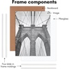 image:imageAmericanflat 20x28 Picture Frame 3Pack  Black  Slidein front cover swaps photos and posters easily sawtooth hangers included fits photos posters prints and artWhite