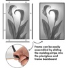 image:imageAmericanflat 20x28 Picture Frame 3Pack  Black  Slidein front cover swaps photos and posters easily sawtooth hangers included fits photos posters prints and artBlack