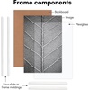 image:imageAmericanflat 20x28 Picture Frame 3Pack  Black  Slidein front cover swaps photos and posters easily sawtooth hangers included fits photos posters prints and artWhite