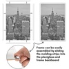 image:imageAmericanflat 20x28 Picture Frame 3Pack  Black  Slidein front cover swaps photos and posters easily sawtooth hangers included fits photos posters prints and artWhite