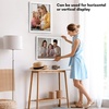 image:imageAmericanflat 20x30 Poster Frame  White Engineered Wood with Polished Plexiglass  Wide Picture Frame for Vertical or Horizontal Wall Display  Epic Collection  White  Polished plexiglass front hangs vertical or horizontal sawtooth hangers included fits photos posters and artWhite