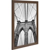image:imageAmericanflat 20x30 Poster Frame  White Engineered Wood with Polished Plexiglass  Wide Picture Frame for Vertical or Horizontal Wall Display  Epic Collection  White  Polished plexiglass front hangs vertical or horizontal sawtooth hangers included fits photos posters and artMahogany