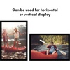 image:imageAmericanflat 20x30 Poster Frame  White Engineered Wood with Polished Plexiglass  Wide Picture Frame for Vertical or Horizontal Wall Display  Epic Collection  White  Polished plexiglass front hangs vertical or horizontal sawtooth hangers included fits photos posters and artBlack
