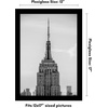 image:imageAmericanflat 20x30 Poster Frame  White Engineered Wood with Polished Plexiglass  Wide Picture Frame for Vertical or Horizontal Wall Display  Epic Collection  White  Polished plexiglass front hangs vertical or horizontal sawtooth hangers included fits photos posters and artBlack