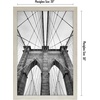 image:imageAmericanflat 20x30 Poster Frame  White Engineered Wood with Polished Plexiglass  Wide Picture Frame for Vertical or Horizontal Wall Display  Epic Collection  White  Polished plexiglass front hangs vertical or horizontal sawtooth hangers included fits photos posters and artGray