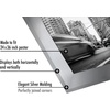 image:imageAmericanflat 20x30 Poster Frame  White Engineered Wood with Polished Plexiglass  Wide Picture Frame for Vertical or Horizontal Wall Display  Epic Collection  White  Polished plexiglass front hangs vertical or horizontal sawtooth hangers included fits photos posters and artSilver