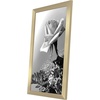 image:imageAmericanflat 20x30 Poster Frame  White Engineered Wood with Polished Plexiglass  Wide Picture Frame for Vertical or Horizontal Wall Display  Epic Collection  White  Polished plexiglass front hangs vertical or horizontal sawtooth hangers included fits photos posters and artGold