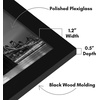 image:imageAmericanflat 20x30 Poster Frame  White Engineered Wood with Polished Plexiglass  Wide Picture Frame for Vertical or Horizontal Wall Display  Epic Collection  White  Polished plexiglass front hangs vertical or horizontal sawtooth hangers included fits photos posters and artBlack