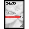 image:imageAmericanflat 20x30 Poster Frame  White Engineered Wood with Polished Plexiglass  Wide Picture Frame for Vertical or Horizontal Wall Display  Epic Collection  White  Polished plexiglass front hangs vertical or horizontal sawtooth hangers included fits photos posters and artBlack