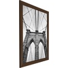 image:imageAmericanflat 20x30 Poster Frame  White Engineered Wood with Polished Plexiglass  Wide Picture Frame for Vertical or Horizontal Wall Display  Epic Collection  White  Polished plexiglass front hangs vertical or horizontal sawtooth hangers included fits photos posters and artWalnut