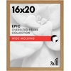 image:imageAmericanflat 20x30 Poster Frame  White Engineered Wood with Polished Plexiglass  Wide Picture Frame for Vertical or Horizontal Wall Display  Epic Collection  White  Polished plexiglass front hangs vertical or horizontal sawtooth hangers included fits photos posters and artPine