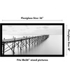 image:imageAmericanflat 20x30 Poster Frame  White Engineered Wood with Polished Plexiglass  Wide Picture Frame for Vertical or Horizontal Wall Display  Epic Collection  White  Polished plexiglass front hangs vertical or horizontal sawtooth hangers included fits photos posters and artBlack