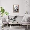 image:imageAmericanflat 20x30 Poster Frame  White Engineered Wood with Polished Plexiglass  Wide Picture Frame for Vertical or Horizontal Wall Display  Epic Collection  White  Polished plexiglass front hangs vertical or horizontal sawtooth hangers included fits photos posters and artDark Oak