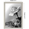 image:imageAmericanflat 20x30 Poster Frame  White Engineered Wood with Polished Plexiglass  Wide Picture Frame for Vertical or Horizontal Wall Display  Epic Collection  White  Polished plexiglass front hangs vertical or horizontal sawtooth hangers included fits photos posters and artGray