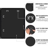 image:imageAmericanflat 20x30 Poster Frame  White Engineered Wood with Polished Plexiglass  Wide Picture Frame for Vertical or Horizontal Wall Display  Epic Collection  White  Polished plexiglass front hangs vertical or horizontal sawtooth hangers included fits photos posters and artBlack