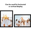 image:imageAmericanflat 20x30 Poster Frame  White Engineered Wood with Polished Plexiglass  Wide Picture Frame for Vertical or Horizontal Wall Display  Epic Collection  White  Polished plexiglass front hangs vertical or horizontal sawtooth hangers included fits photos posters and artBlack