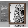 image:imageAmericanflat 20x30 Poster Frame  White Engineered Wood with Polished Plexiglass  Wide Picture Frame for Vertical or Horizontal Wall Display  Epic Collection  White  Polished plexiglass front hangs vertical or horizontal sawtooth hangers included fits photos posters and artMahogany