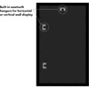 image:imageAmericanflat 20x30 Poster Frame  White Engineered Wood with Polished Plexiglass  Wide Picture Frame for Vertical or Horizontal Wall Display  Epic Collection  White  Polished plexiglass front hangs vertical or horizontal sawtooth hangers included fits photos posters and artBlack