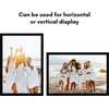 image:imageAmericanflat 20x30 Poster Frame  White Engineered Wood with Polished Plexiglass  Wide Picture Frame for Vertical or Horizontal Wall Display  Epic Collection  White  Polished plexiglass front hangs vertical or horizontal sawtooth hangers included fits photos posters and artBlack